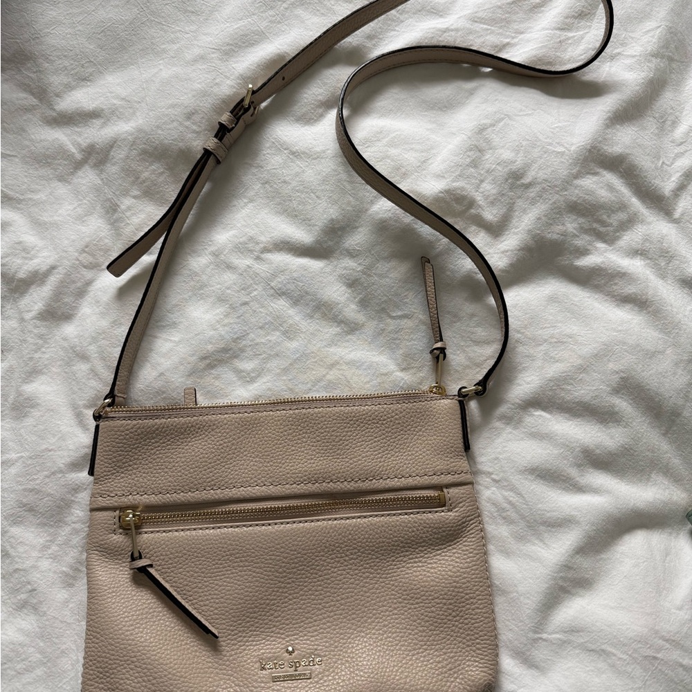 Kate Spade Tan Crossbody Bag with Adjustable Strap